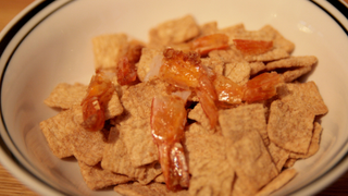 Cinnamon Shrimp Crunch is actually pretty good